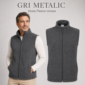 Vesta Polar Fleece Unisex Bărbat cu Fermoar Malfini Next 518 – 280 g/m² - Img 17
