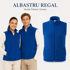 Vestă Polar Fleece Unisex Damă Bărbat Călduroasă cu Fermoar Malfini Next 518 - Img 15