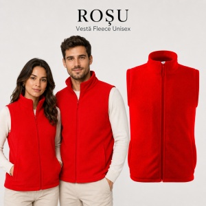 Vestă Polar Fleece Unisex Damă Bărbat Călduroasă cu Fermoar Malfini Next 518 - Img 25