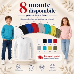 Bluză Copii Simplă pentru Școală - Img 7