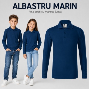Bluză Polo Copii Simplă pentru Uniforma Școlară - Img 13