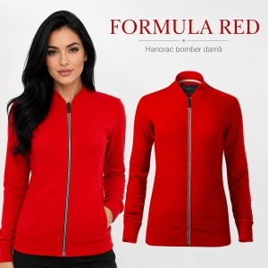 Bluza Premium Damă Tip Bomber cu Fermoar Malfini 454 – 320 g/m² - Img 12