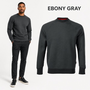 Bluză Sweatshirt Bărbați Rimeck Vertex W42, 80% Bumbac, 300 g/m², 5 Culori, S–4XL - Img 14