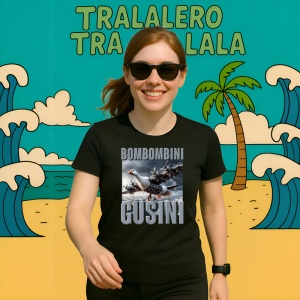 Bombombini Gusini ** Tricou Tralalero Tralala Copii | Dama | Barbat - Img 11