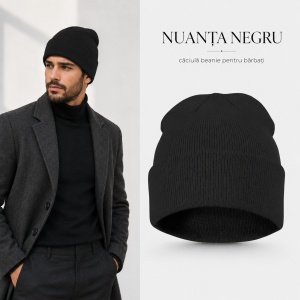 Căciulă Bărbați Unisex tip Beanie, Călduroasă, Tricotată și Modernă – 315 - Img 19