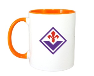 Cana ACF Fiorentina Italia , cu logoul stema echipei, Cadoul Perfect - Img 7