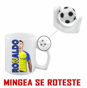 Cana Antistres motivationala cu jucatorul preferat Cristiano Ronaldo CR7 - Img 3