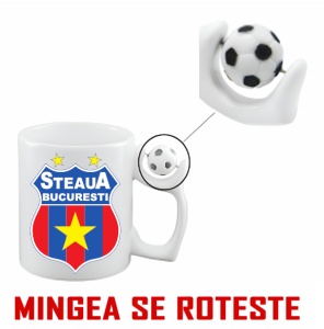 Cana Antistres Personalizată cu Echipa de fotbal Steaua Bucuresti - Img 2