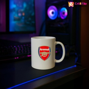 Cana Arsenal FC Anglia , cu logoul stema echipei, Cadoul Perfect - Img 16