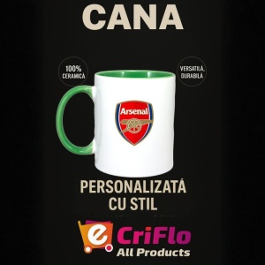 Cana Arsenal FC Anglia , cu logoul stema echipei, Cadoul Perfect - Img 20