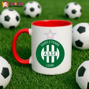 Cana AS Saint-etienne Franta , cu logoul stema echipei, Cadoul Perfect - Img 46