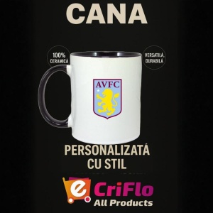Cana Aston Villa Anglia , cu logoul stema echipei, Cadoul Perfect - Img 35