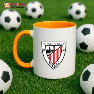 Cana Athletic Bilbao Spania , cu logoul stema echipei, Cadoul Perfect - Img 43