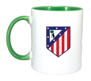 Cana Atletico Madrid Spania , cu logoul stema echipei, Cadoul Perfect - Img 3
