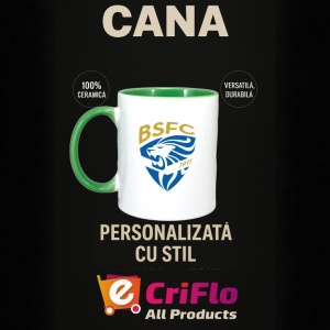 Cana Brescia calcio Italia , cu logoul stema echipei, Cadoul Perfect - Img 20