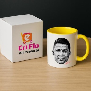 Cana cu fotbalistul Cristiano Ronaldo-Al-Nassr FC - Img 24