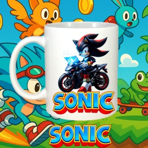 Cana cu Sonic Shadow pe motocicleta - Viteza Intunecata - Img 10