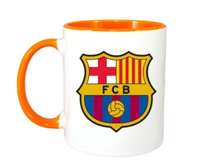 Cana FCB Spania , cu logoul stema echipei, Cadoul Perfect - Img 7