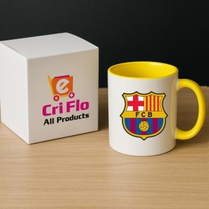 Cana FCB Spania , cu logoul stema echipei, Cadoul Perfect - Img 29