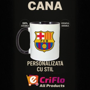 Cana FCB Spania , cu logoul stema echipei, Cadoul Perfect - Img 35