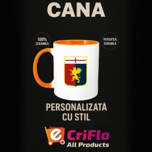 Cana Genoa CFC Italia , cu logoul stema echipei, Cadoul Perfect - Img 40