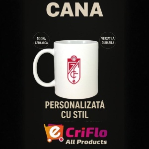 Cana Granada CF Spania , cu logoul stema echipei, Cadoul Perfect - Img 15