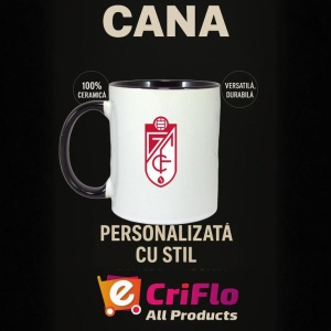 Cana Granada CF Spania , cu logoul stema echipei, Cadoul Perfect - Img 35