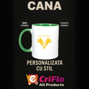 Cana Hellas Verona Italia , cu logoul stema echipei, Cadoul Perfect - Img 20