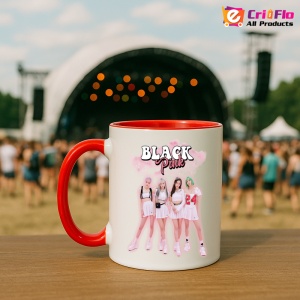 Cana K-POP cu formatia trupa KPOP BLACK PINK GIRL 595 - Img 45