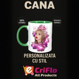 Cana K-POP cu formatia trupa KPOP BLACK PINK LISA 11 599 - Img 23