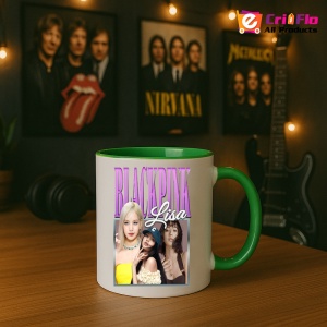 Cana K-POP cu formatia trupa KPOP BLACK PINK LISA 600 - Img 20