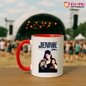 Cana K-POP cu formatia trupa KPOP JENNIE KIM 2 671 - Img 45