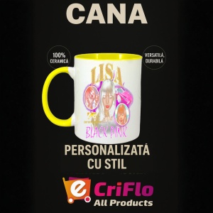 Cana K-POP cu formatia trupa KPOP LISA BLACK PINK 709 - Img 33