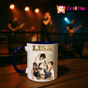 Cana K-POP cu formatia trupa KPOP LISA GOLD 710 - Img 26