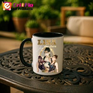 Cana K-POP cu formatia trupa KPOP LISA GOLD 710 - Img 36