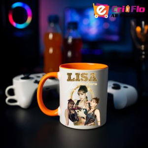 Cana K-POP cu formatia trupa KPOP LISA GOLD 710 - Img 41
