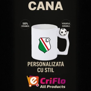 Cana Legia Warsaw Polonia , cu logoul stema echipei, Cadoul Perfect - Img 13