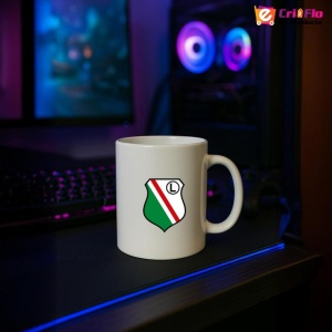 Cana Legia Warsaw Polonia , cu logoul stema echipei, Cadoul Perfect - Img 16
