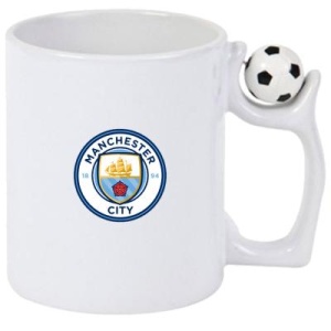 Cana Manchester City Anglia , cu logoul stema echipei, Cadoul Perfect
