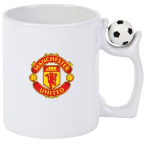 Cana Manchester United FC Anglia , cu logoul stema echipei, Cadoul Perfect