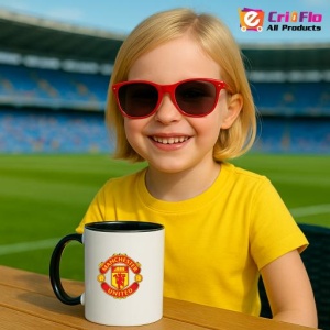 Cana Manchester United FC Anglia , cu logoul stema echipei, Cadoul Perfect - Img 38