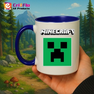 Cana Minecraft Ceeper cu Logo - Img 12