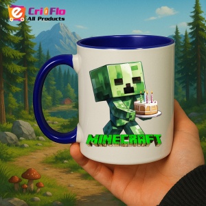 Cana Minecraft Creeper Cu Tort - Img 12
