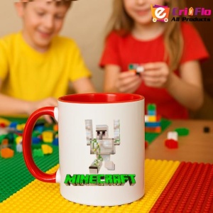 Cana Minecraft Golem Alb - Img 16