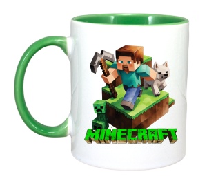 Cana Minecraft Steve Cu Pisica - Img 3