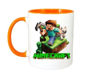 Cana Minecraft Steve Cu Pisica - Img 7