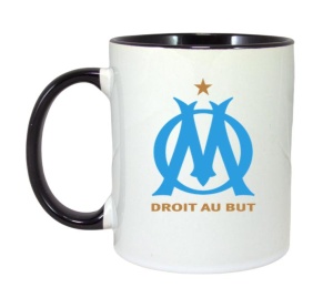Cana Olympique de Marseille Franta , cu logoul stema echipei, Cadoul Perfect - Img 6