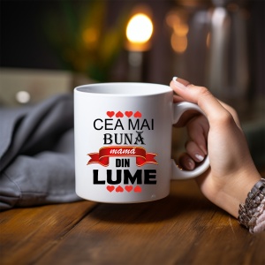 Cana personalizata Cea mai buna Mama din lume