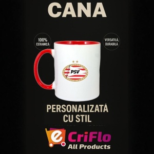 Cana PSV Eindhoven Olanda , cu logoul stema echipei, Cadoul Perfect - Img 45