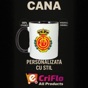 Cana Rcd mallorca Spania , cu logoul stema echipei, Cadoul Perfect - Img 35